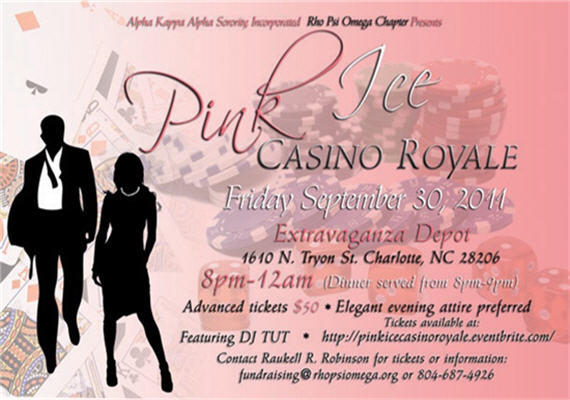 Pink Ice Casino Royale Sept 30th