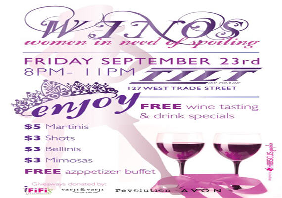 WINOS (Women In Need of Spoiling) Sept 23rd