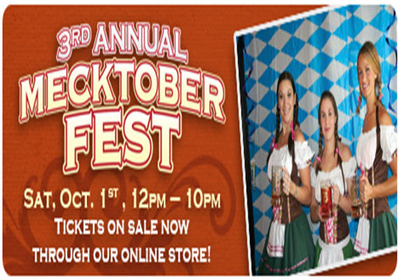 3rd Annual Mecktober Fest Oct 1st