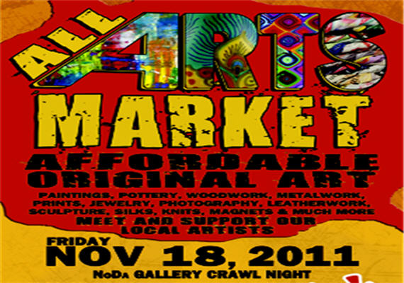 All Arts Market CRAWL Nov 18th