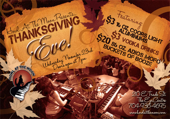 Thanksgiving Eve Turkey Bash