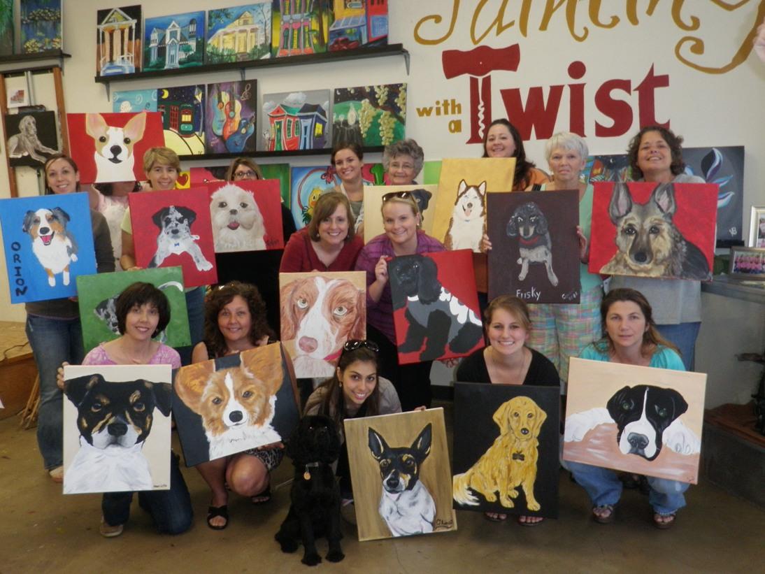 Painting with a Twist: Paint your Pet