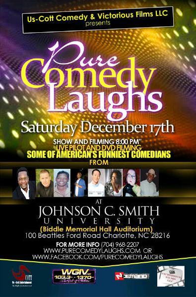 CLEAN COMEDY SHOW @ JCSU “Pure Comedy Laughs”