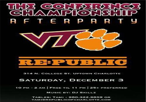 ACC Conference Championship After Party @ Republic
