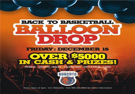 Bobcats Balloon Drop Dec 16th