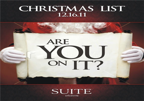 Christmas List at Suite