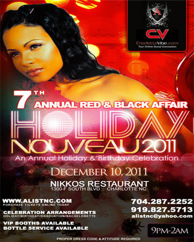 Holiday Nouveau Red & Black Affair