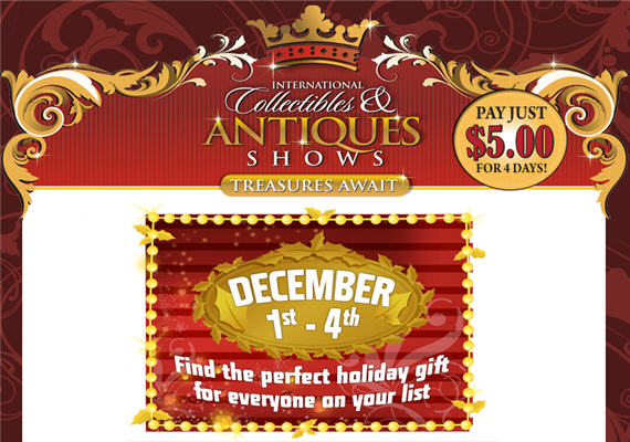 International Collectibles & Antiques Show Dec 1st-4th