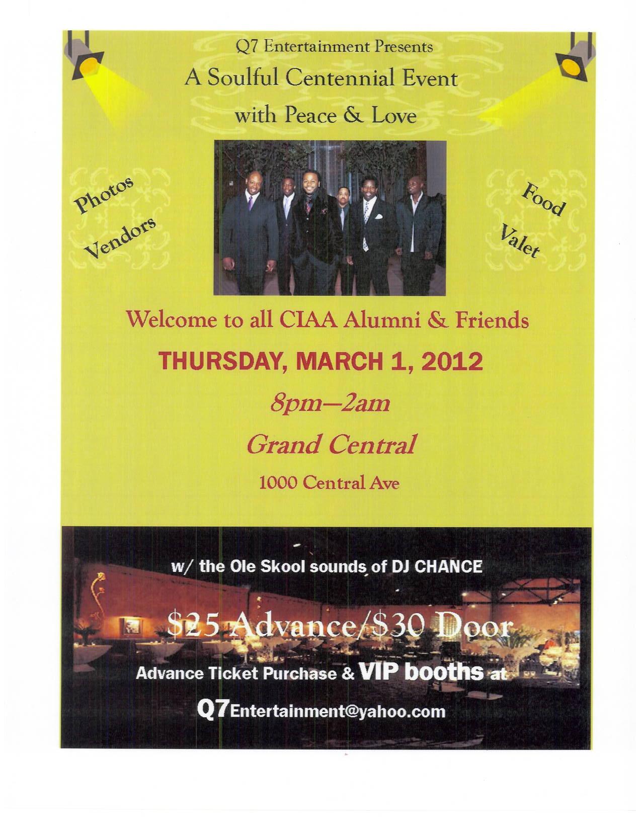 CI Events featuring Peace and Love Band and DJ Chance