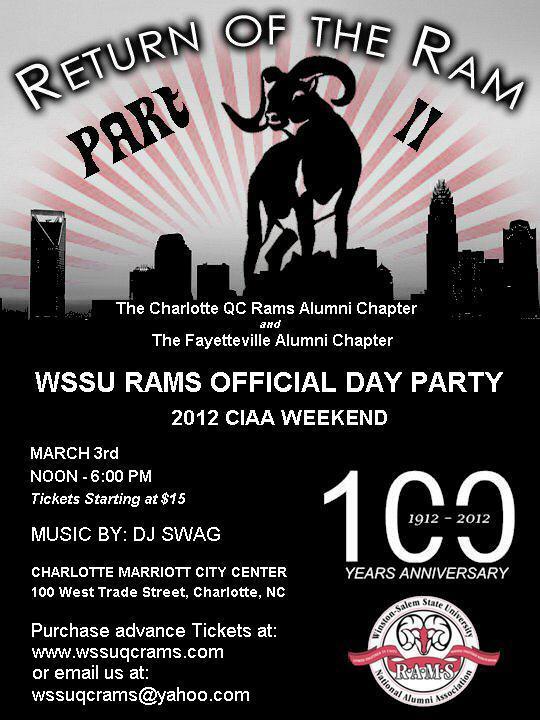 WSSU Rams Official Day Party