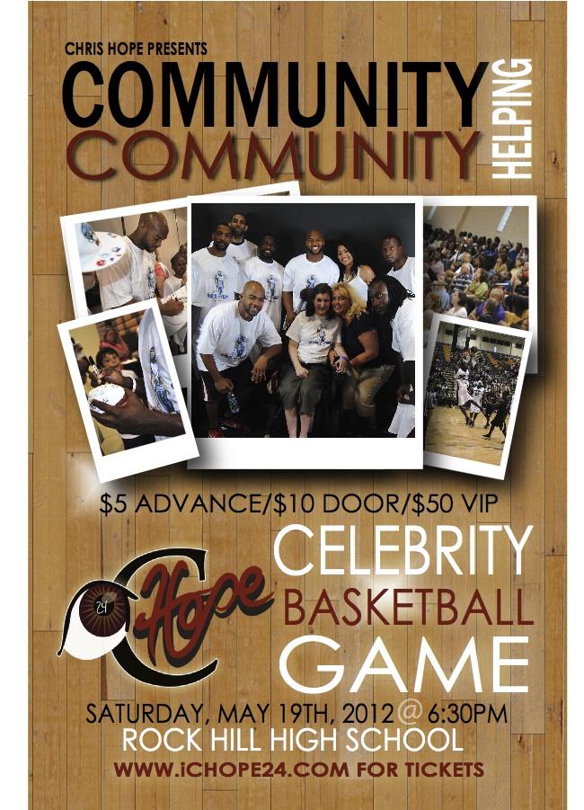 iCHOPE 3rd Annual Celebrity Basketball Game May 19th