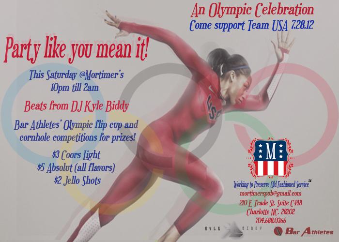 An Olympic Celebration @ Mortimer’s