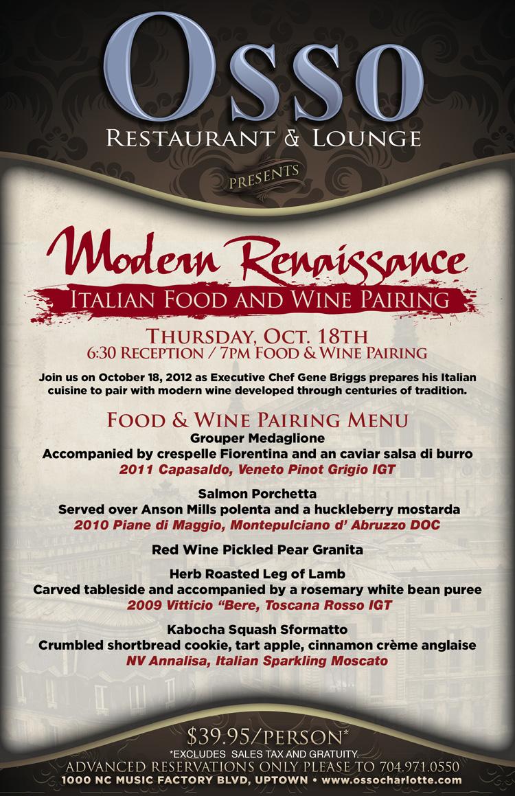 Italian Food & Wine Pairing