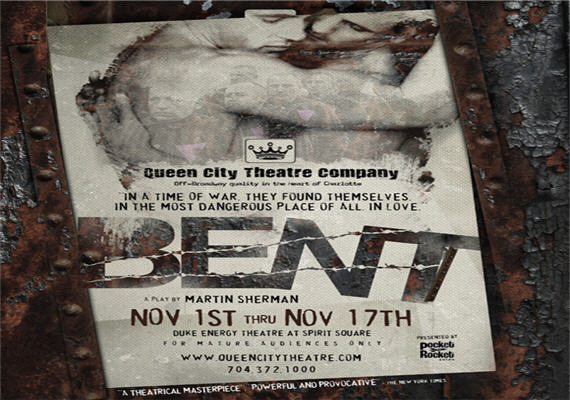 Queen City Theatre Company Presents Bent – November 1st – 17th