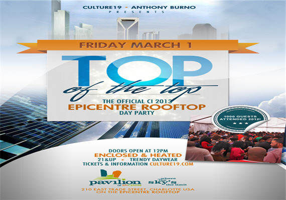 Top Of The Top – The Epicentre Rooftop Day Party – March 1st