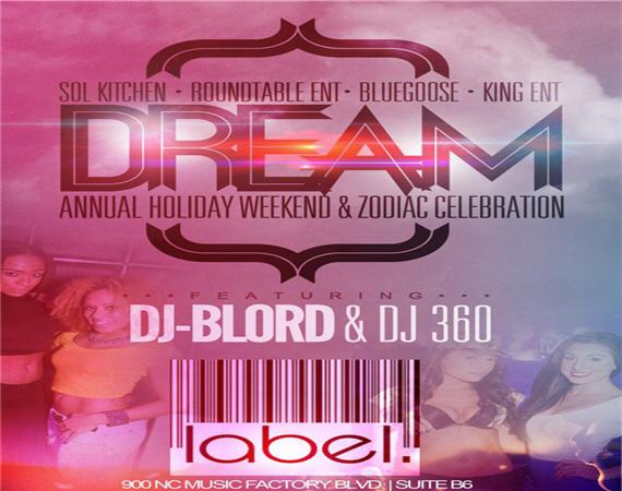 DREAM “NC’s Annual Holiday Weekend & Zodiac Celebration” Jan 20th