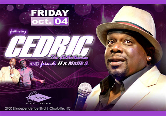 Cedric The Entertainer & Friends LIVE In Charlotte Oct 4th