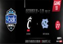 2013 Belk Bowl – UNC vs Cincinati